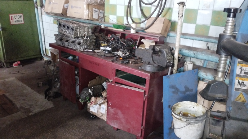 Верстак слесарный металлический